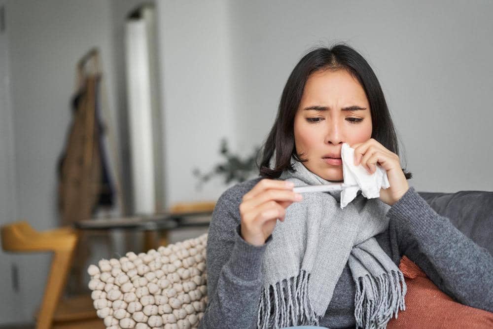 Orang yang mengalami gejala influenza A