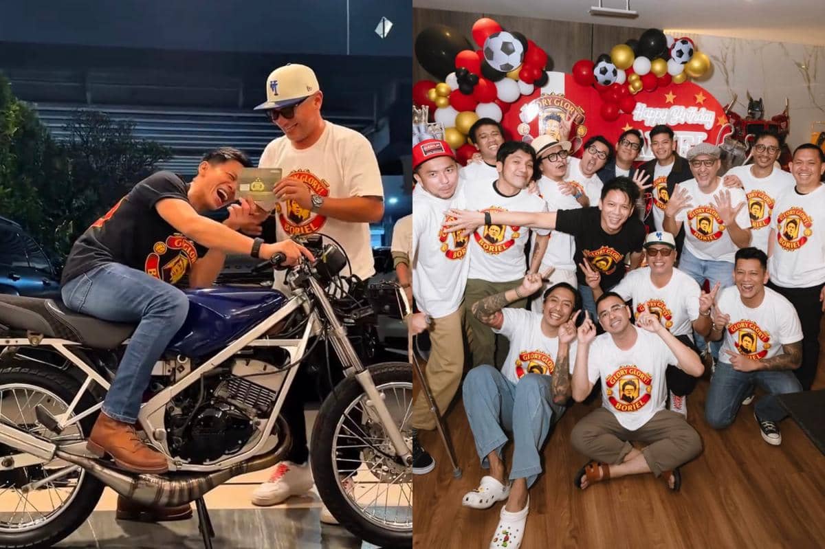 Meriahnya Ultah ke-45 Ariel NOAH, Dapat Hadiah Motor Pertamanya Lagi