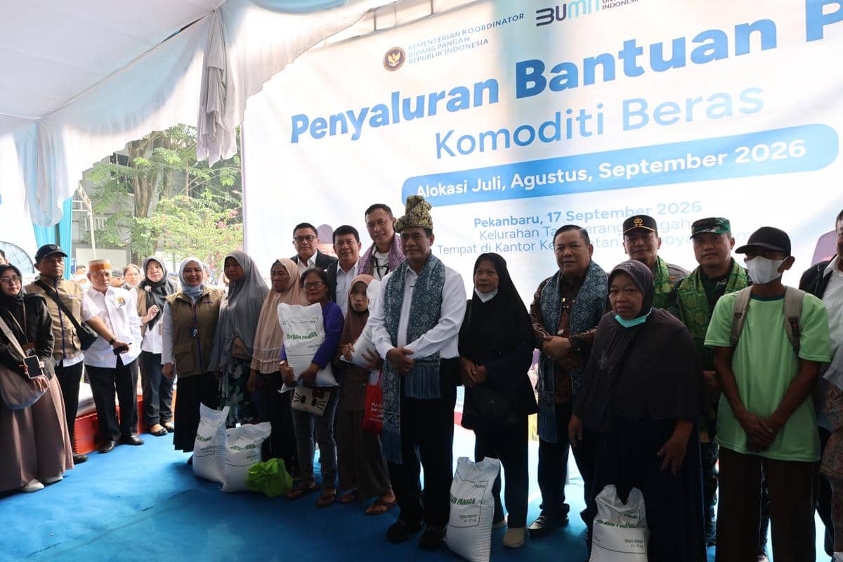 BULOG & Bapanas Akselerasi Penyaluran Bantuan Pangan Beras di Riau