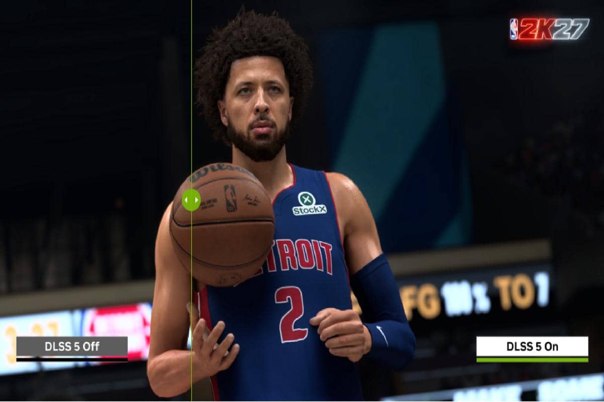 ilustrasi DLSS 5 di NBA 2K27
