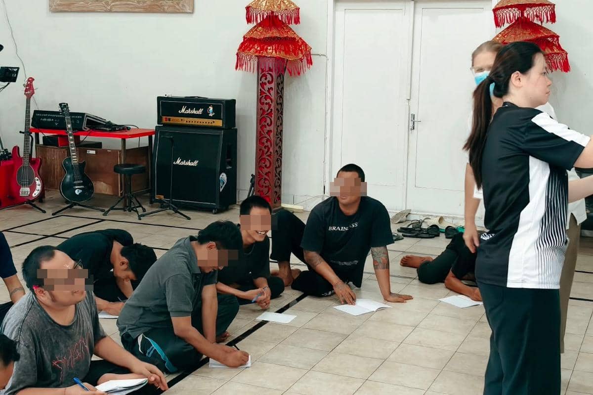 Warga binaan Lapas Tabanan Belajar Bahasa Inggris (Dok.IDNTimes/Lapas Tabanan)