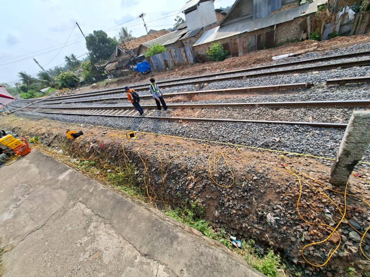 Tanah Labil di Jalur Kereta Baturaja Diinvestigasi Itera dan KAI