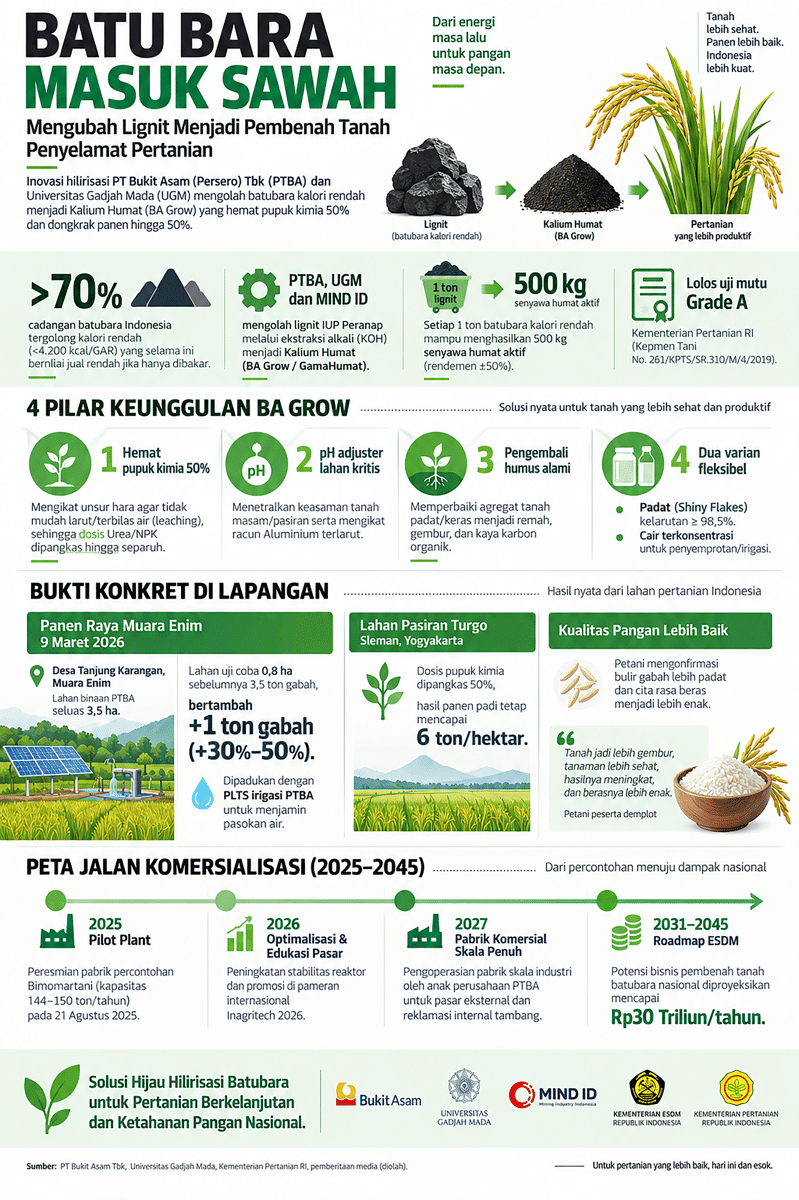 Infografik: Batu Bara Masuk Sawah (IDN Times/Dhana Kencana)