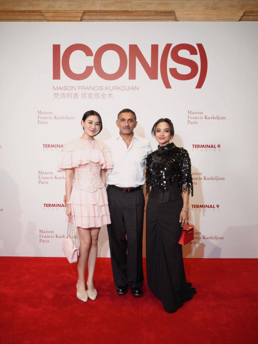 Aaliyah Massaid menghadiri acara Maison Francis Kurkdjian di Shanghai