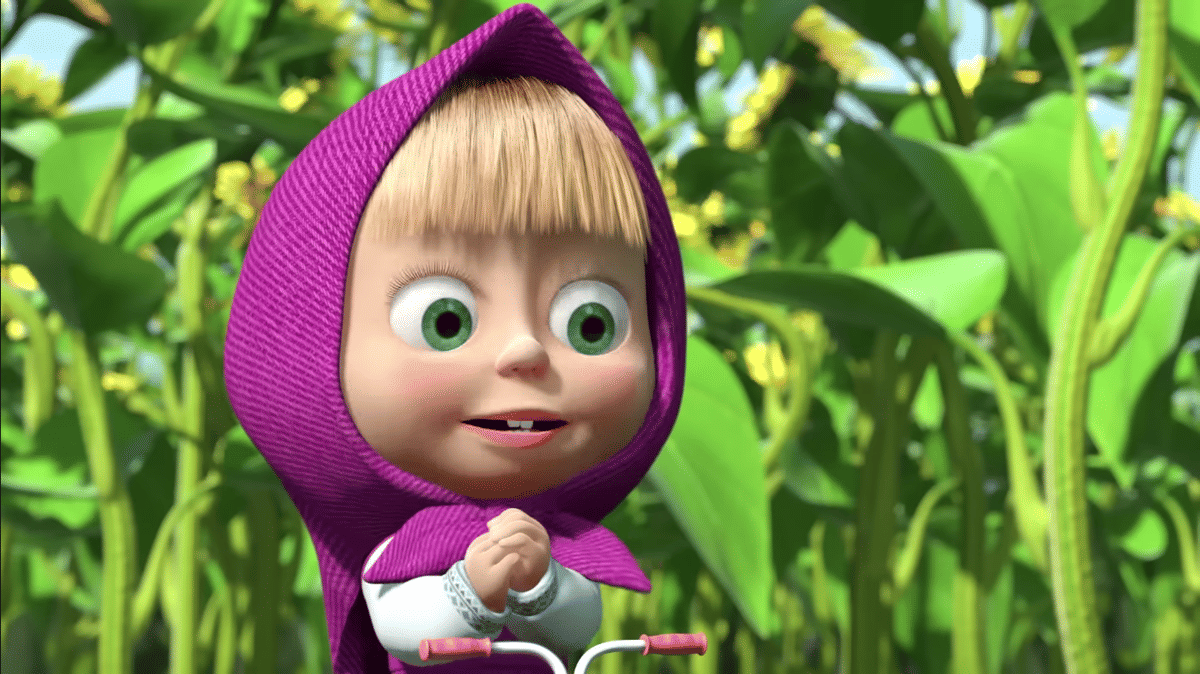 Cuplikan kartun Masha and The Bear