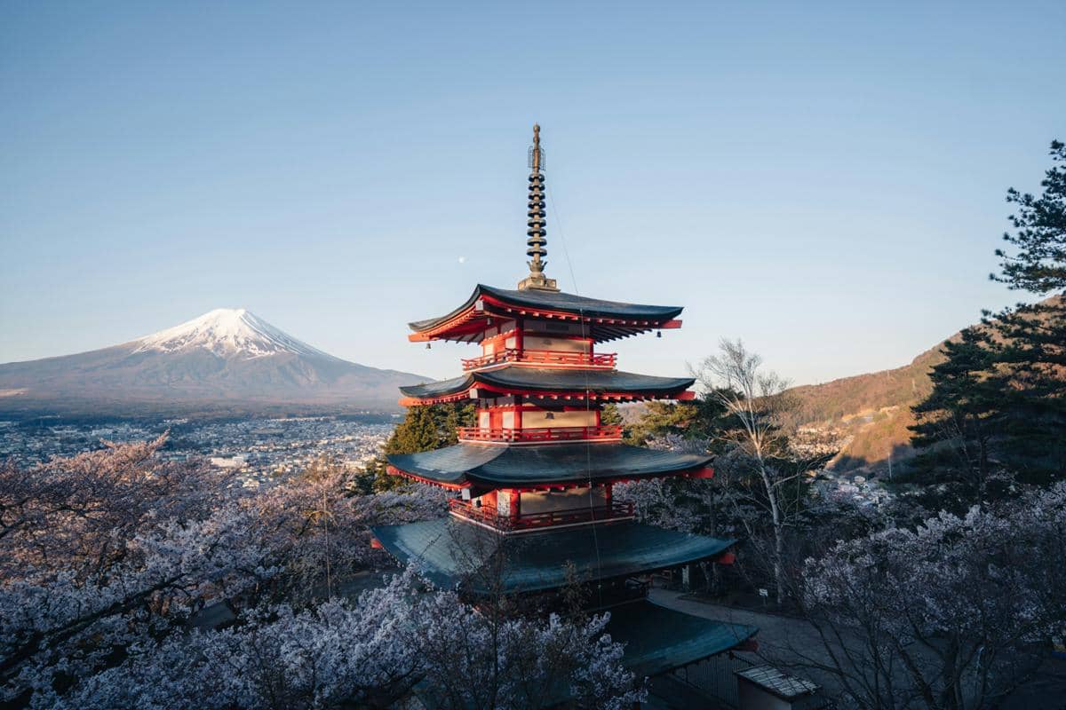 ilustrasi wisata Jepang