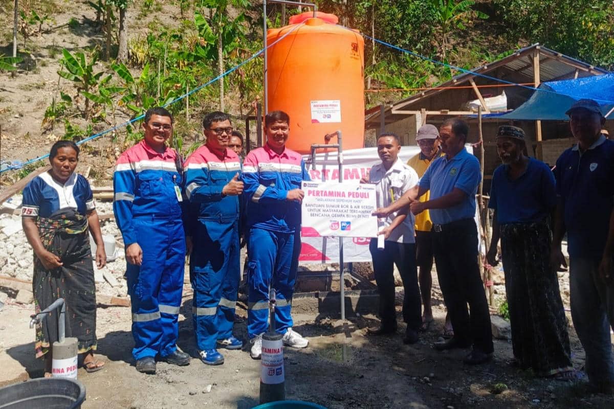 Pertamina Bangun 2 Sumur Bor untuk Warga Terdampak Gempa NTT
