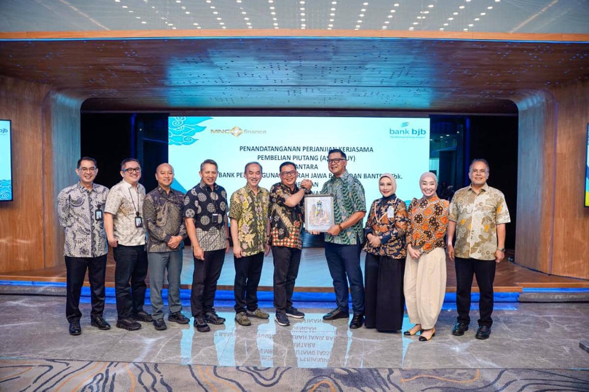 Sinergi Berlanjut, bank bjb dan MNC Finance Teken Asset Buy Rp100 M