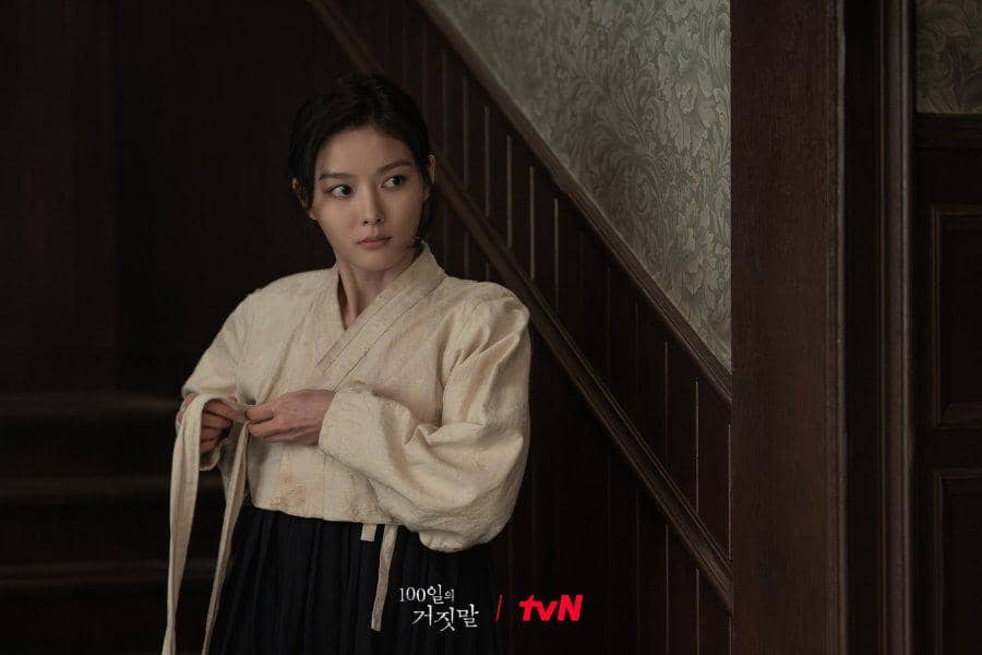 Cuplikan adegan drama 100 Days of Deception dari unggahan akun X CJnDrama yang menjadi sumber gambar.