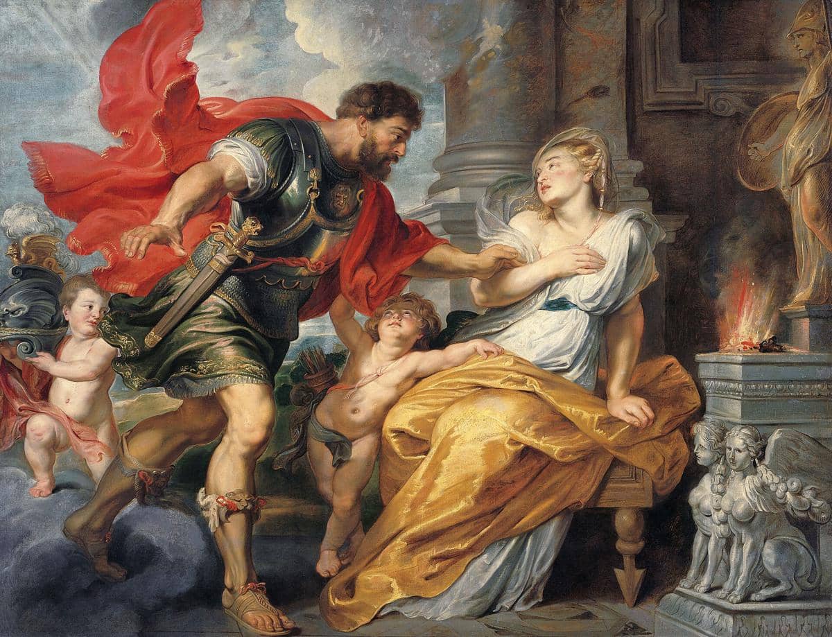 ilustrasi mitologi Phobos