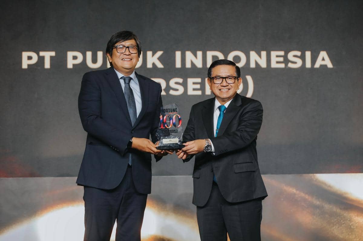Kinerja Solid, Pupuk Indonesia Raih Posisi 14 di Fortune Indonesia 100
