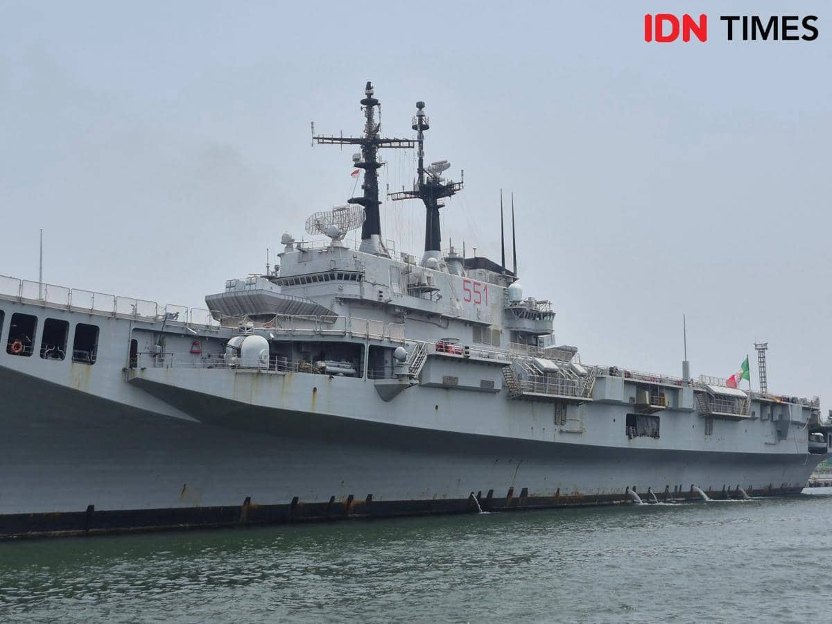 Tiba di Jakarta, Kapal Induk Garibaldi Akan Ganti Nama Jadi KRI Sriwijaya
