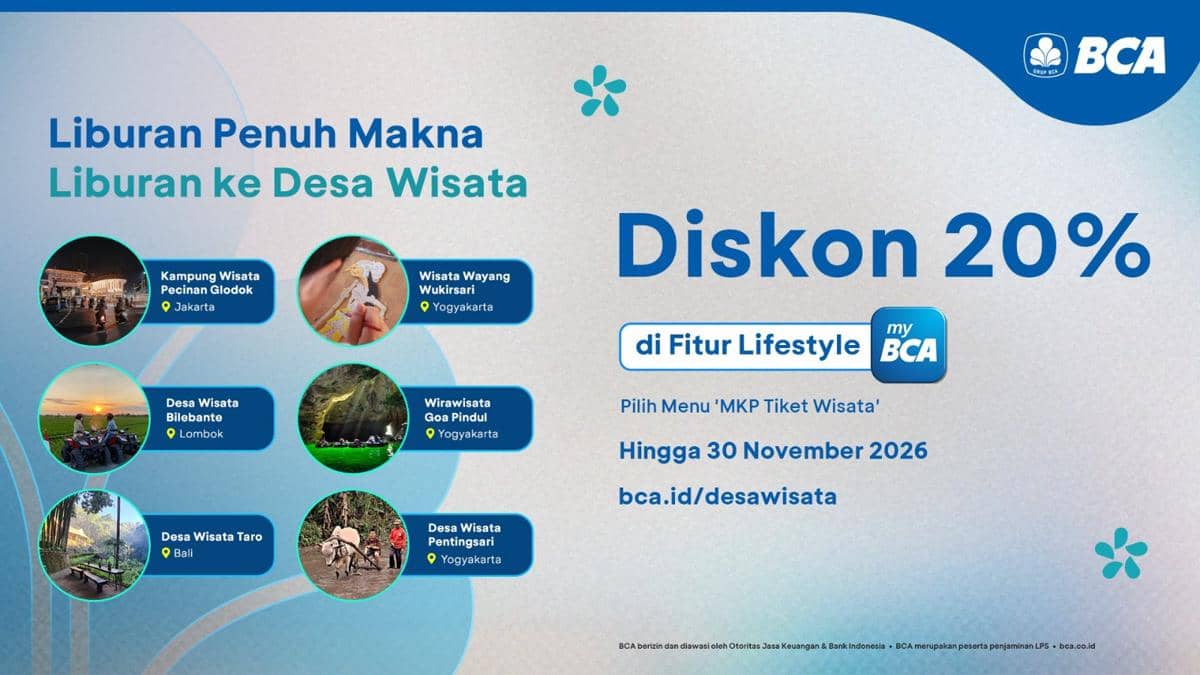 Promo wisata MyBCA. (Dok. BCA).