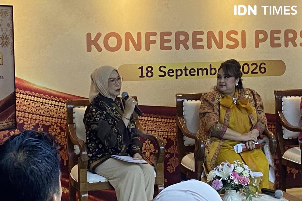 Ketua Dekranasda Sumatera Selatan Feby Herman Deru menyampaikan Kriyanusa 2026 sebagai momentum mengenalkan kriya daerah.