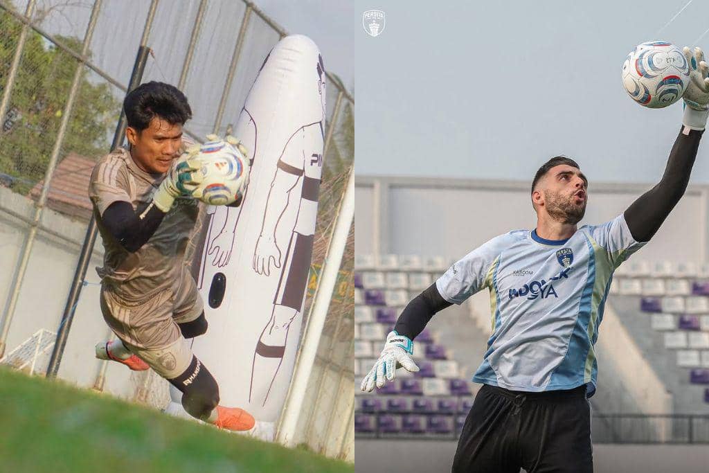 Kiper PSM Makassar, Hilman Syah - Kiper Persita Tangerang, Igor Rodrigues