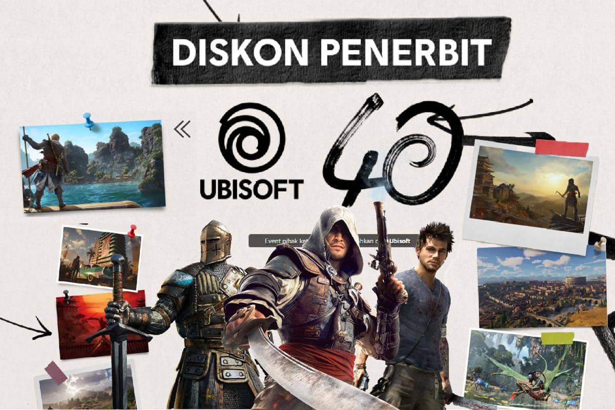 5 Diskon Open World di Steam Ubisoft 40th Anniversary Sale 2026