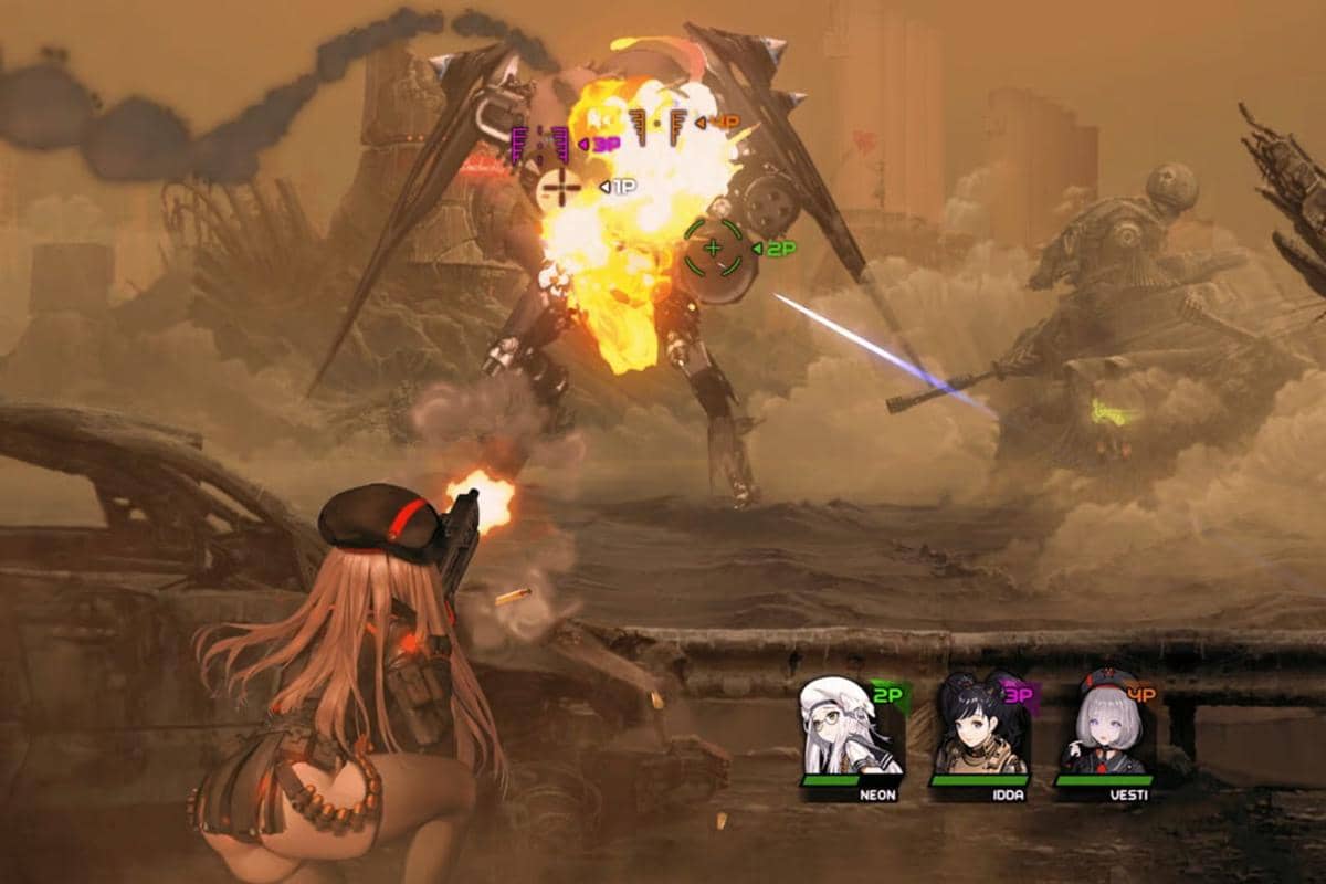 cuplikan gameplay Goddess of Victory: Nikke