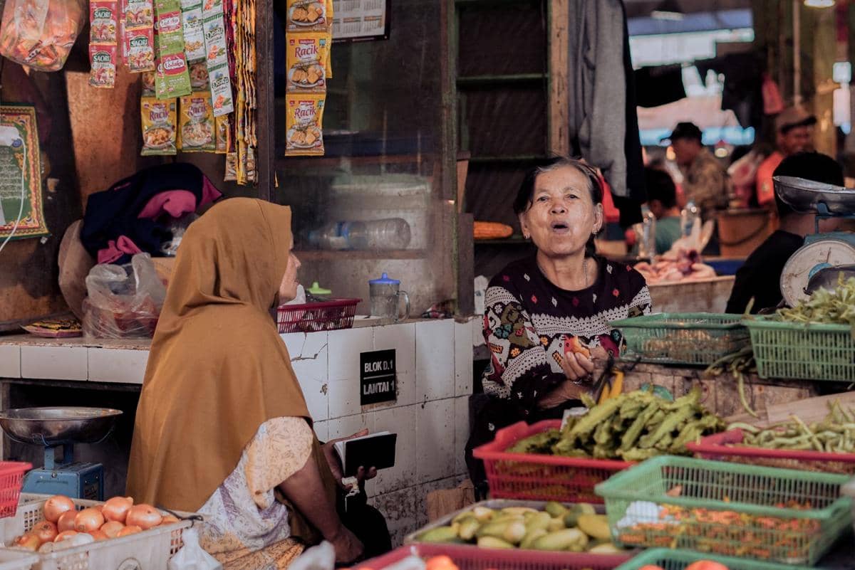 ilustrasi pasar tradisional
