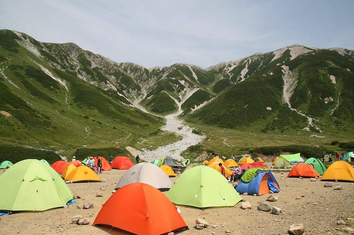 Raichozawa Campsite, Prefektur Toyama