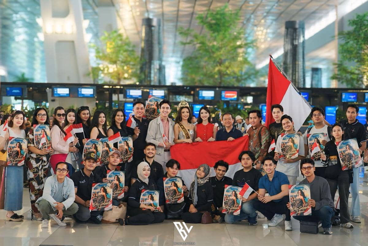potret keberangkatan Dilza Salsabila ke Miss Grand International 2026