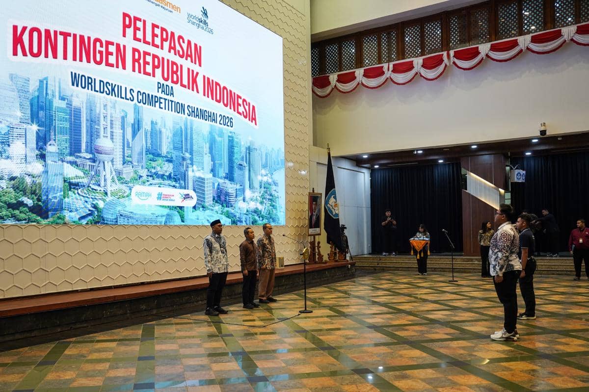 Kemendikdasmen lepas 20 talenta vokasi Indonesia  dalam WorldSkills Competition (WSC) ke-48 di Shanghai, Tiongkok. 