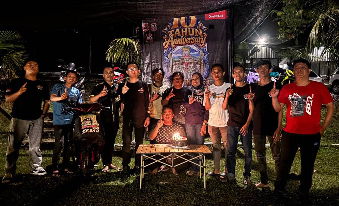 Rayakan 1 Dekade, HBCM Jalin Keakraban di Sembahe View