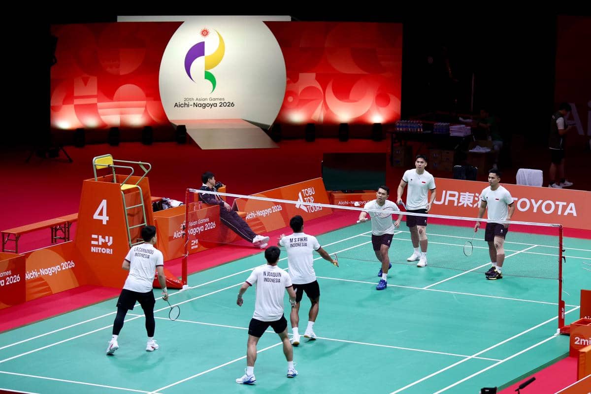 Beregu Putra Bulu Tangkis Indonesia ke Final Asian Games 2026