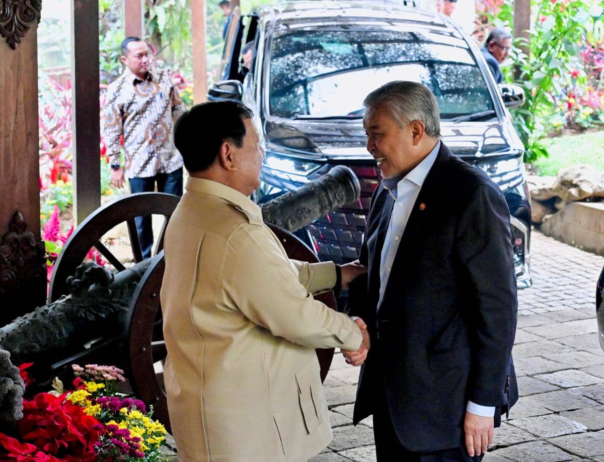 Prabowo Terima Wakil PM Malaysia, Bahas Penanganan Karhutla