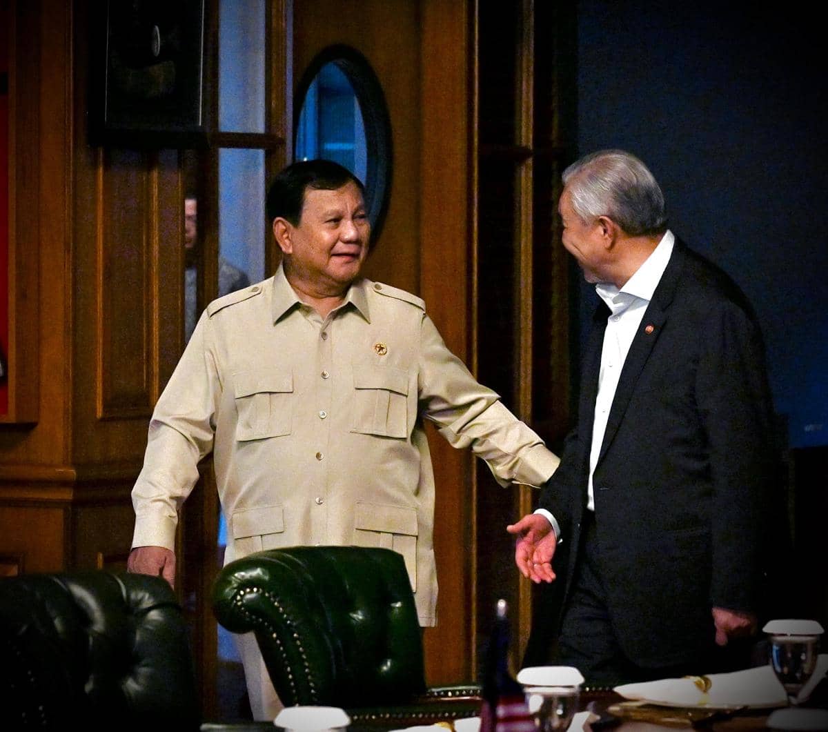 Presiden Prabowo Subianto menerima Wakil Perdana Menteri Malaysia, Ahmad Zahid Hamidi.