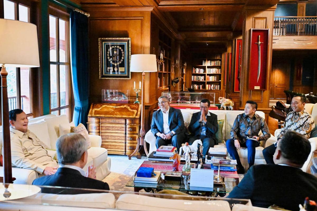 Presiden Prabowo Subianto menerima Wakil Perdana Menteri Malaysia, Ahmad Zahid Hamidi.