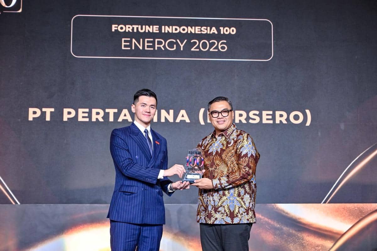 Catat Pendapatan Rp1.189 T, Pertamina Puncaki Fortune Indonesia 100