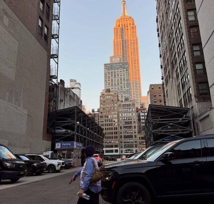 Yasmin Napper jalan-jalan di New York