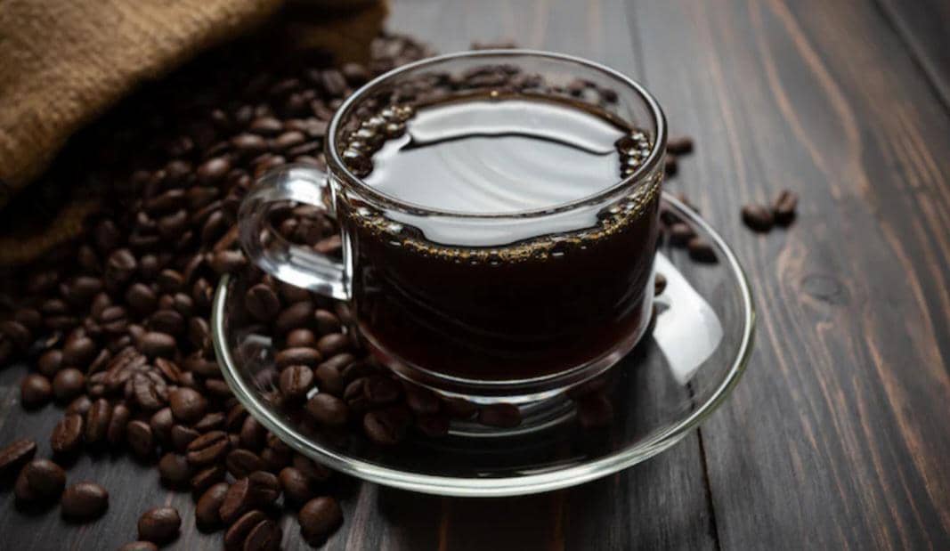 ilustrasi kopi hitam