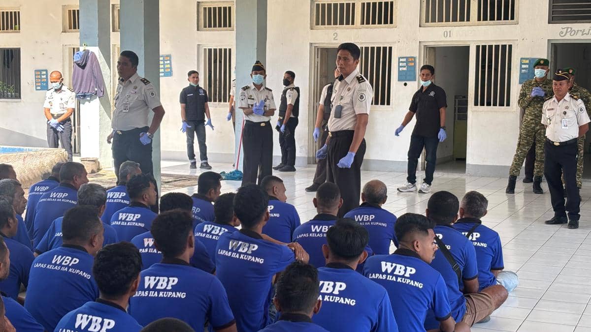 Lapas dan Rutan di Kupang Digeledah, Petugas Temukan Benda Berbahaya