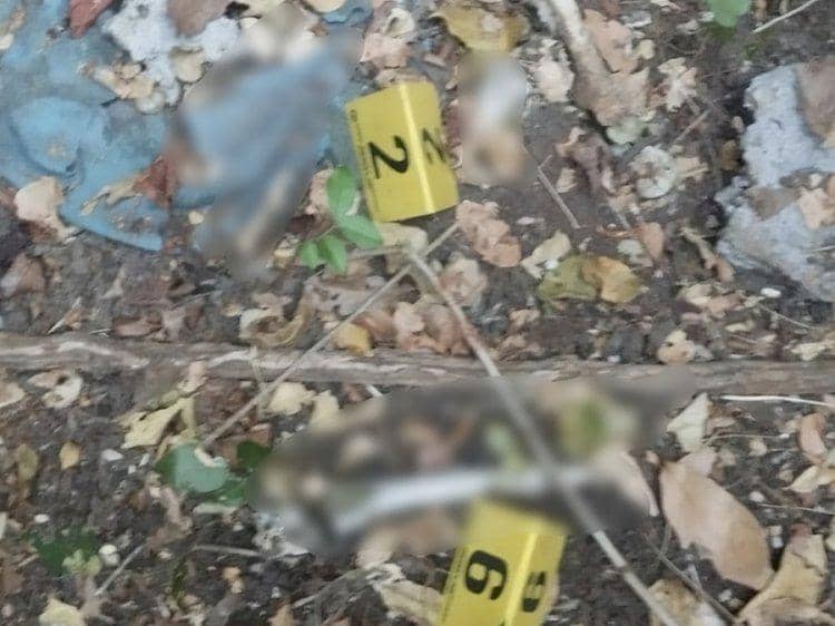 Polisi lakukan olah TKP penemuan kerangka manusia di Naioni, Kota Kupang. (Dok Polresta Kupang Kota)