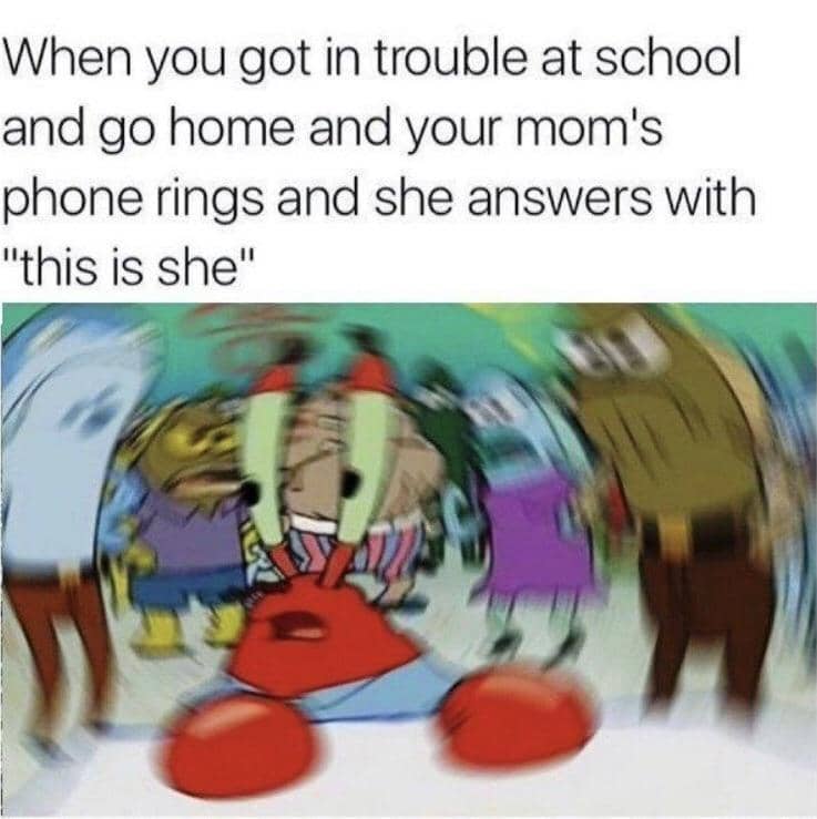 meme SpongeBob tentang masalah