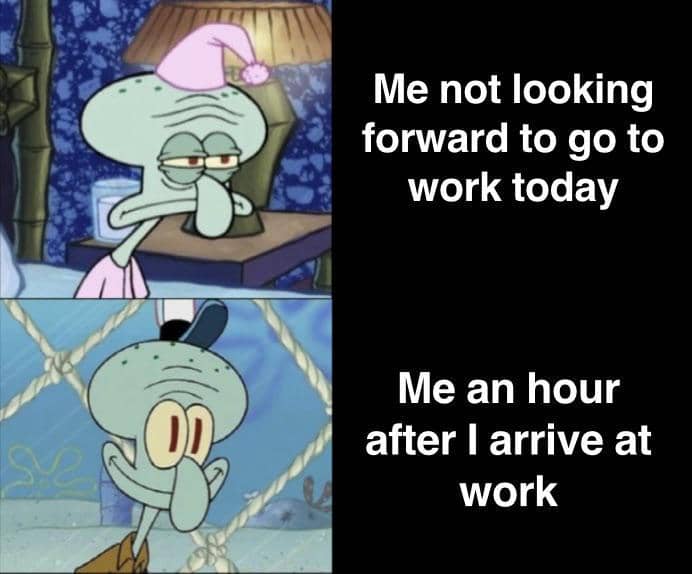 meme SpongeBob tentang mood