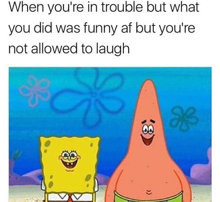 meme SpongeBob tentang masalah