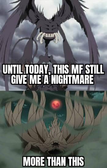 meme Naruto tentang mimpi buruk