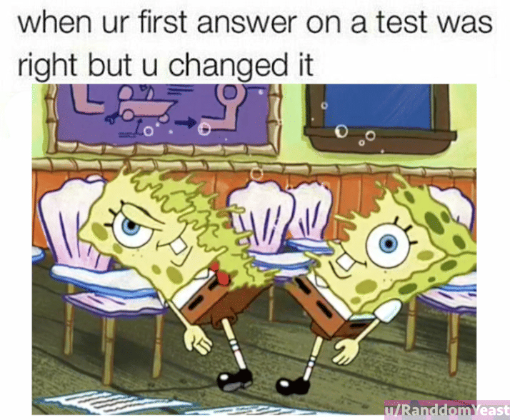meme SpongeBob tentang mood