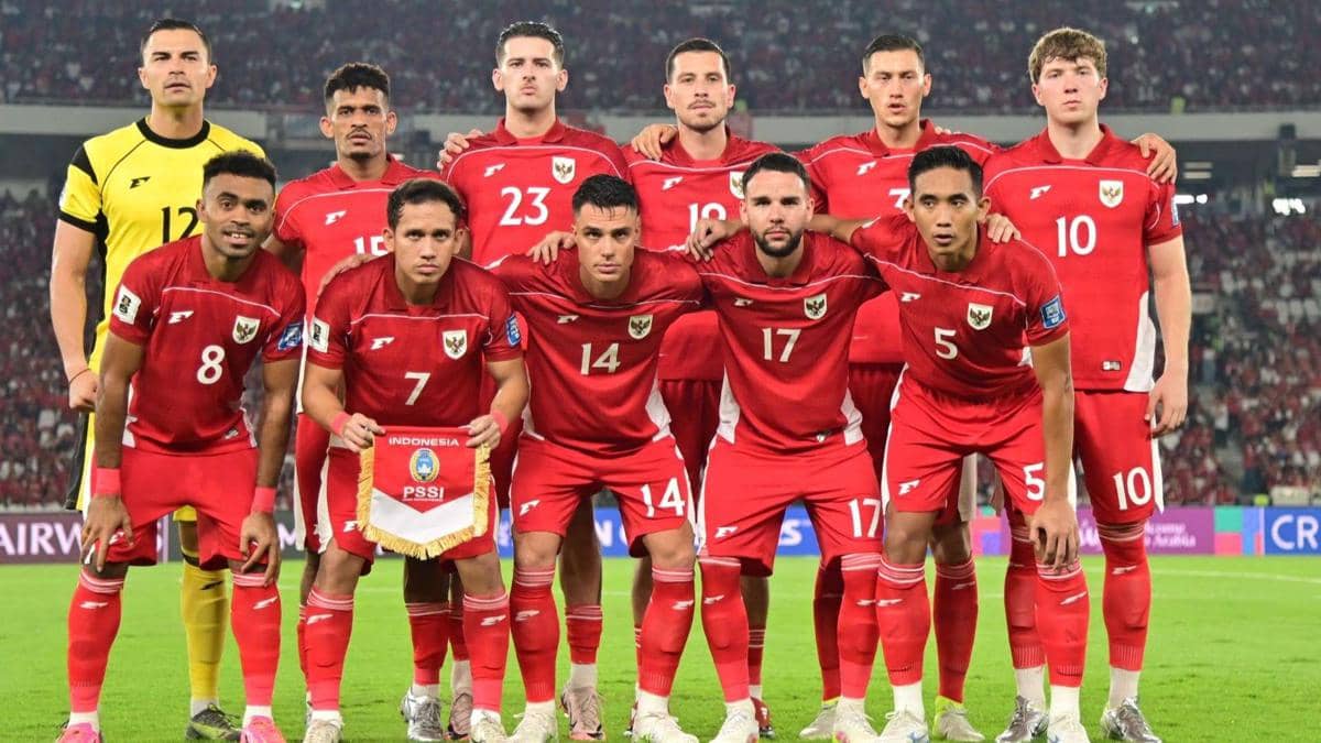 Timnas Indonesia berfoto bersama
