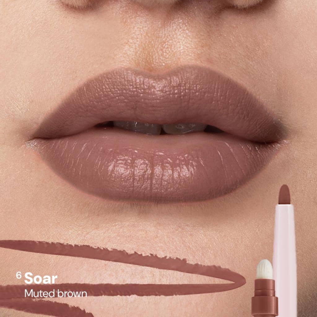 Rose All Day Don’t Budge Lip Liner shade Soar dan Evolve