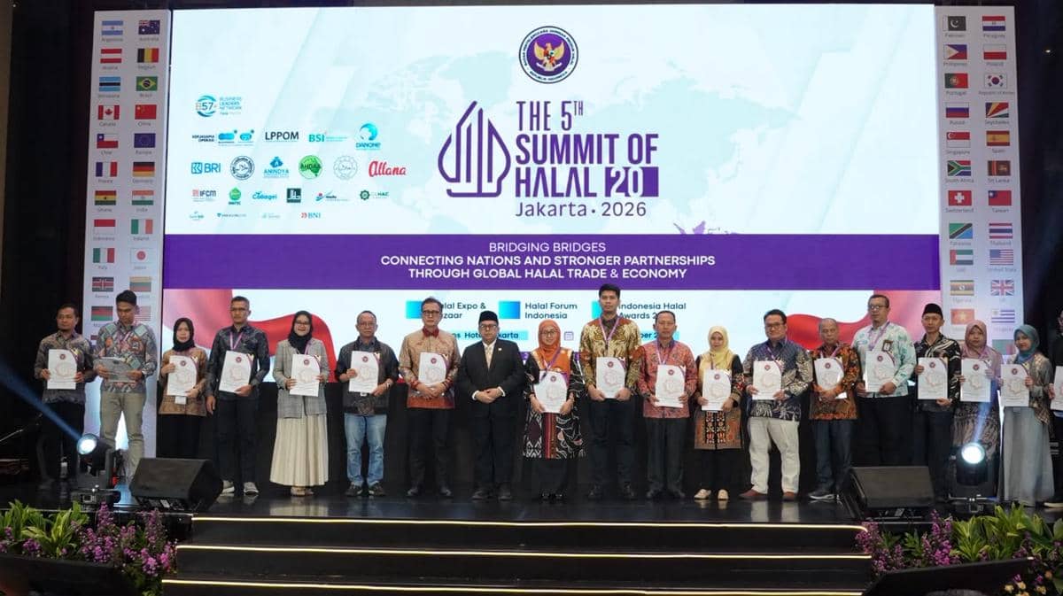 Badan Penyelenggara Jaminan Produk Halal (BPJPH) menggelar The 5th Summit of Halal 20 (H20) atau forum internasional Halal 20 (H20) ke-5 di