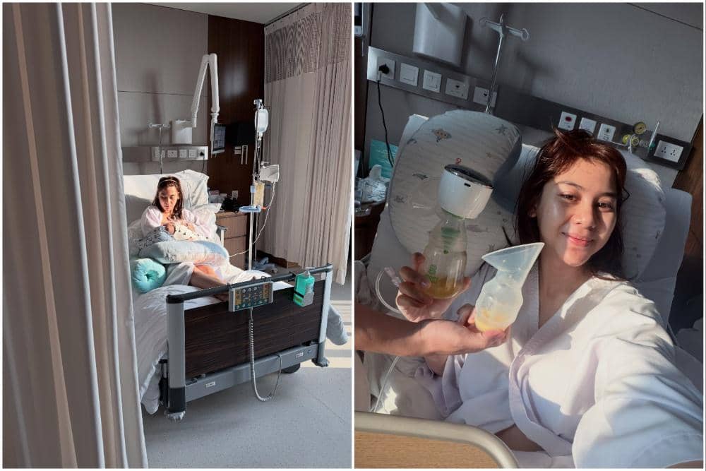 Adinda Thomas Menjalani Hari-hari Pertama jadi Ibu Menyusui