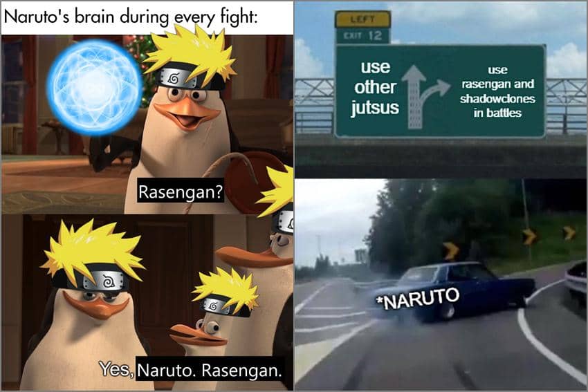 8 Meme Jurus Ninja Milik Naruto, kok, Rasengan Mulu?