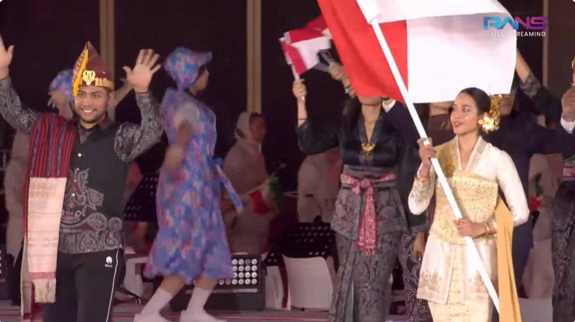 Defile Indonesia di Asian Games 2026 Kental Nuansa Adat