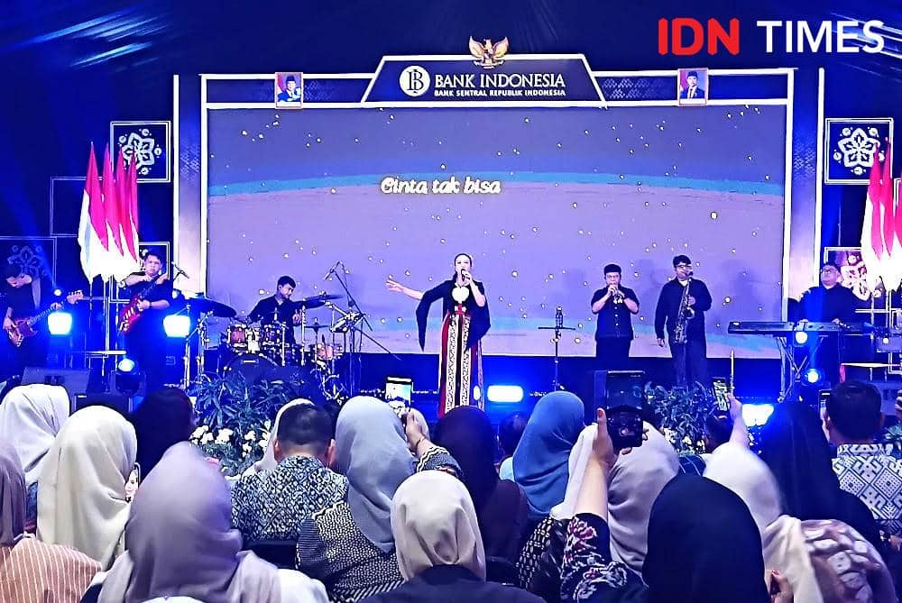 Closing ceremony Lampung Begawi x SigerFest 2026 di Lampung City Mall, Minggu (20/9/2026) malam. (IDN Times/Martin L Tobing).