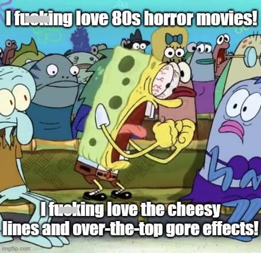 meme SpongeBob tentang obsesi