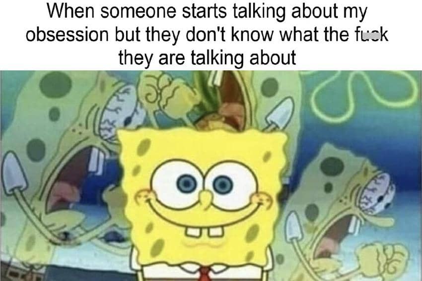 8 Meme SpongeBob tentang Obsesi, Sampai Kecanduan?