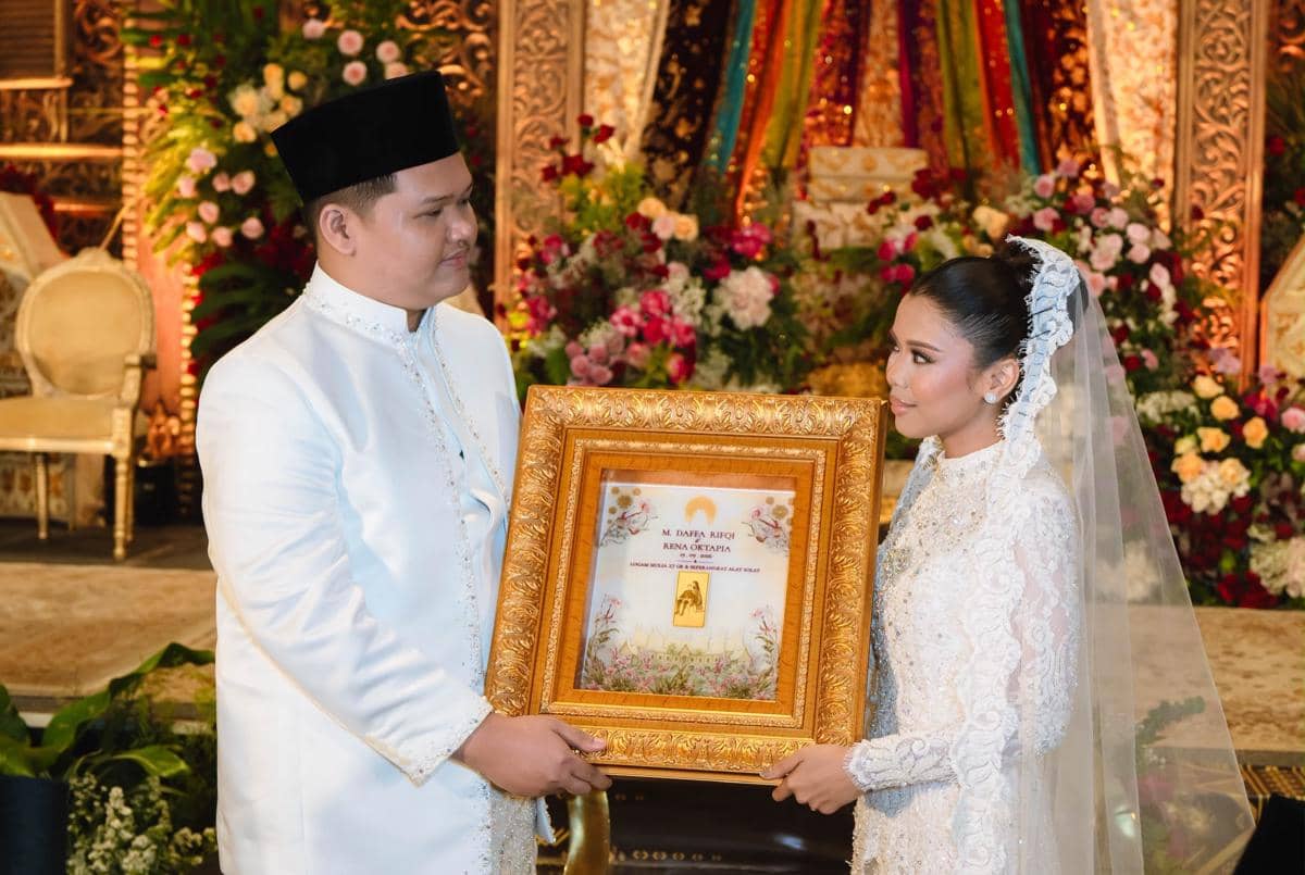 Momen pernikahan adik Billy Syahputra yang dibagikan melalui akun Instagram Raffi dan Nagita.